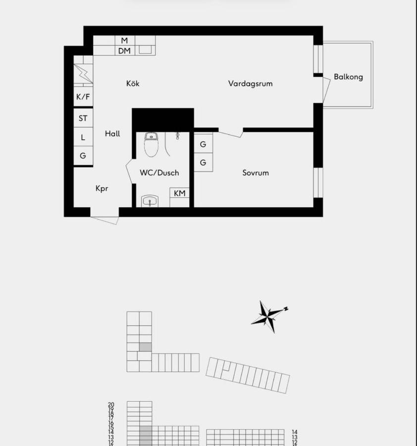 Fresh And Cosy Apartment In The Center Of The City 斯德哥尔摩 外观 照片
